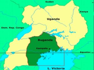 Map of Buganda Kingdom